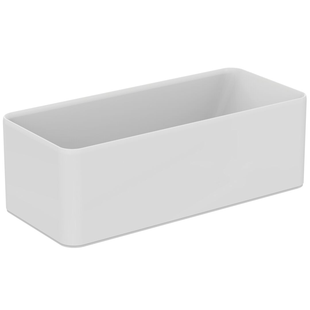 CADA FREESTANDING CONCA 1800X800 ALB MAT - imagine 1