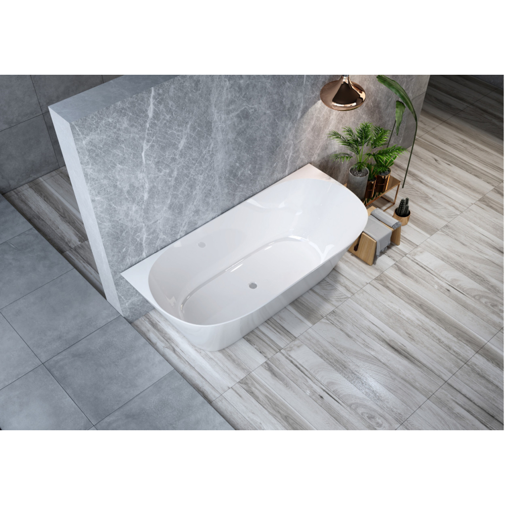 Cada freestanding la perete Linea 160x75 ECO - imagine 2