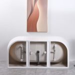 Cada freestanding la prete Linea Shell 150x75x58 - imagine 6