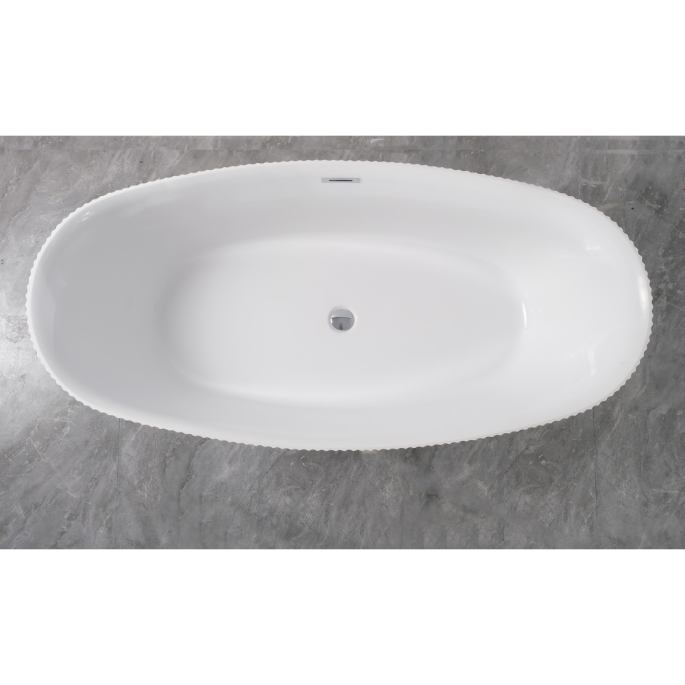 Cada freestanding ovala cu riflaj 6613 - imagine 4