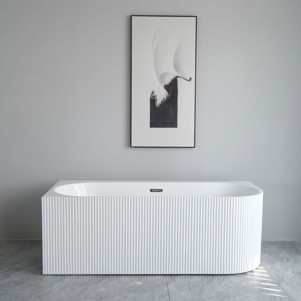 Cada freestanding pe colt stanga scoica 160x75x58 - imagine 1
