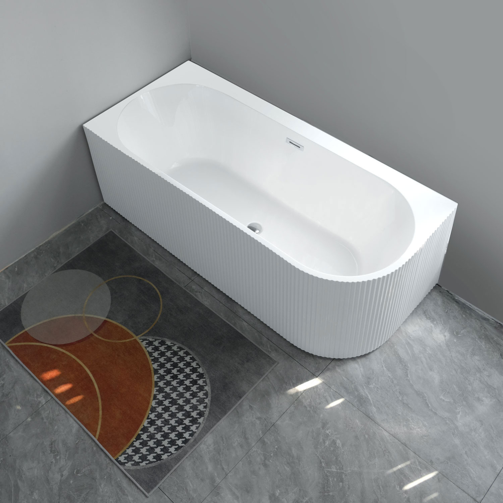 Cada freestanding pe colt stanga scoica 160x75x58 - imagine 2