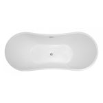 Cada freestanding 180x80 Tender Curve Negru - imagine 3