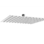 CAP DE DUS SLIM PATRAT INULA, 300X300 MM, 1/2, METAL, CROM