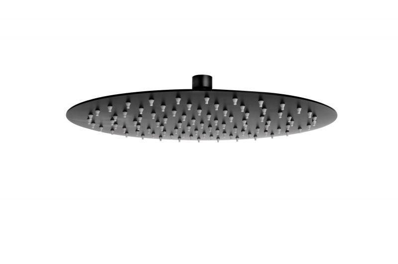 CAP DE DUS SLIM ROTUND INULA, 300 MM, 1/2, METAL, NEGRU - imagine 1
