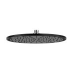 CAP DUS A-QA  ROTUND 300 MM NEGRU MAT / CROM