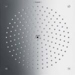 CAP DUS RAINDANCE 260X260MM ECOSMART, 1 JET