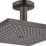 CAP DUS RAINDANCE  E 300 AIR 1 JET, 300X300 MM, CU PRINDERE IN TAVAN CU BRAT 100MM, BRUSHED BLACK