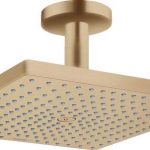 CAP DUS RAINDANCE  E 300 AIR 1 JET, 300X300 MM, CU PRINDERE IN TAVAN CU BRAT 100MM, BRUSHED BRONZE