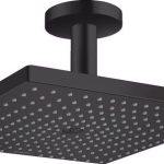 CAP DUS RAINDANCE  E 300 AIR 1 JET, 300X300 MM, CU PRINDERE IN TAVAN CU BRAT 100MM, NEGRU MAT