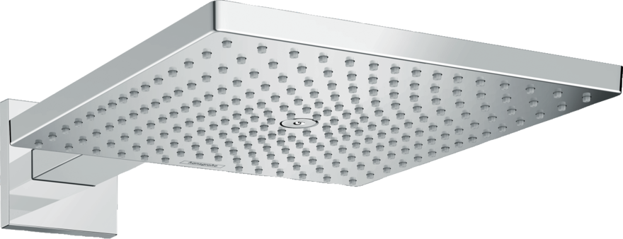 CAP DUS RAINDANCE E 300 AIR 1 JET, 300X300MM, CU PRINDERE PE PERETE CU BRAT 390MM, CROM - imagine 1