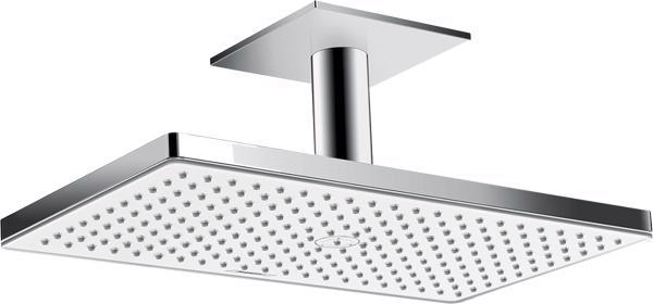 CAP DUS RAINDANCE RAINMAKER SELECT 460 MM, 1 JET, CU BRAT DUS 100 MM, MONTAJ DIN TAVAN, ALB-CROM - imagine 1