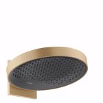 CAP DUS RAINFINITY 360 1 JET, CU PRINDERE PE PERETE,  BRUSHED BRONZE