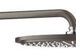 CAP DUS RAINSHOWER COSMOPOLITAN 310 MM SI BRAT DUS 380MM BRUSHED HARD GRAPHITE