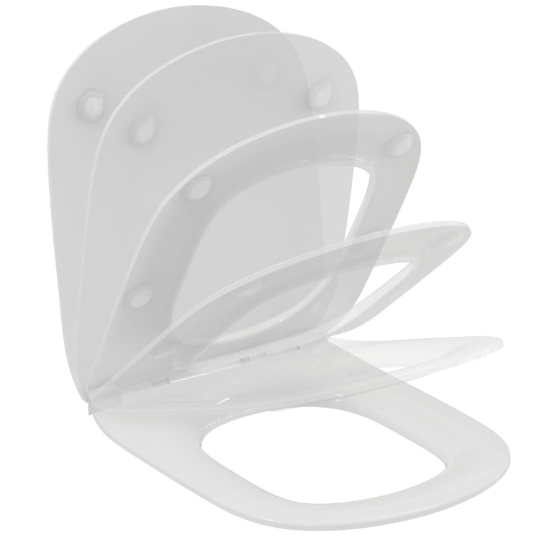CAPAC WC TESI SLIM SOFT-CLOSE EASYFIX+ (DOAR PT T493201) - imagine 1