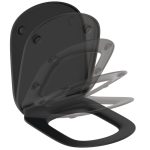 CAPAC WC TESI SOFT-CLOSE SILK BLACK