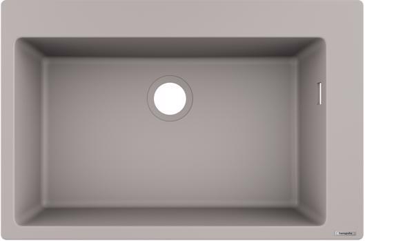 CHIUVETA BUCATARIE 1 CUVA S510-F660, CULOARE CONCRETE GREY - imagine 1
