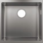 CHIUVETA BUCATARIE 1 CUVA S719-U450 INCASTRATA 448/398, MONTAJ SUB BLAT, INOX