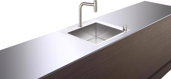 CHIUVETA BUCATARIE CU BATERIE COMBI 450, FINISAJ MAT
