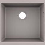 CHIUVETA BUCATARIE SILICATEC, 1 CUVA S510-U450, 448X398, CULOARE CONCRETE GRAU