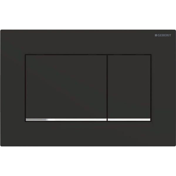 CLAPETA ACTIONARE REZERVOR INCASTRAT SIGMA 30 NEGRU MAT LACUIT-CROM EASY TO CLEAN - imagine 1