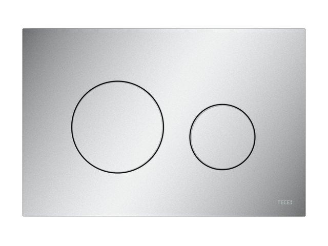 CLAPETA DUBLA ACTIONARE TECE LOOP, CROM MAT - imagine 1