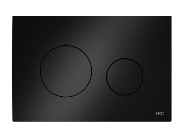 CLAPETA DUBLA ACTIONARE TECE LOOP, NEGRU LUCIOS - imagine 1