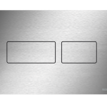 CLAPETA DUBLA ACTIONARE TECE SOLID, INOX MAT ANTIAMPRENTA