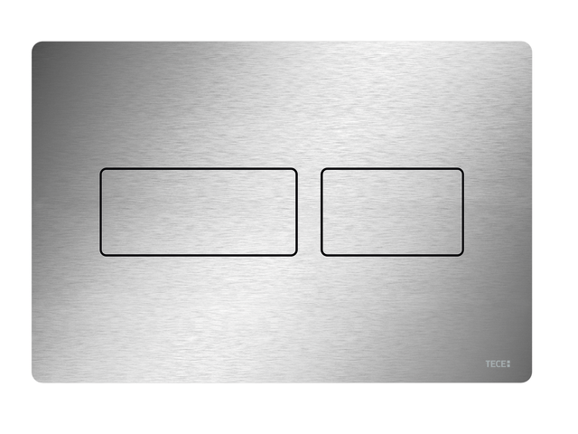 CLAPETA DUBLA ACTIONARE TECE SOLID, INOX MAT ANTIAMPRENTA - imagine 1