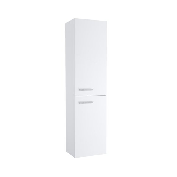 COLOANA LATERALA MOBILIER 350 CHROME STANGA ALB - imagine 1