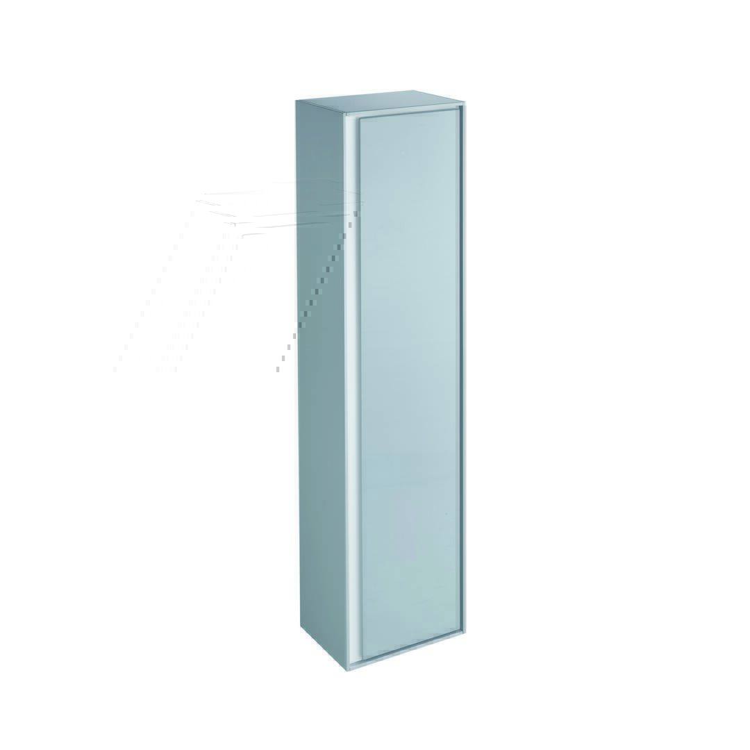COLOANA MOBILIER CONNECT AIR 400X300X1600 GRI LUCIOS/ALB - imagine 1