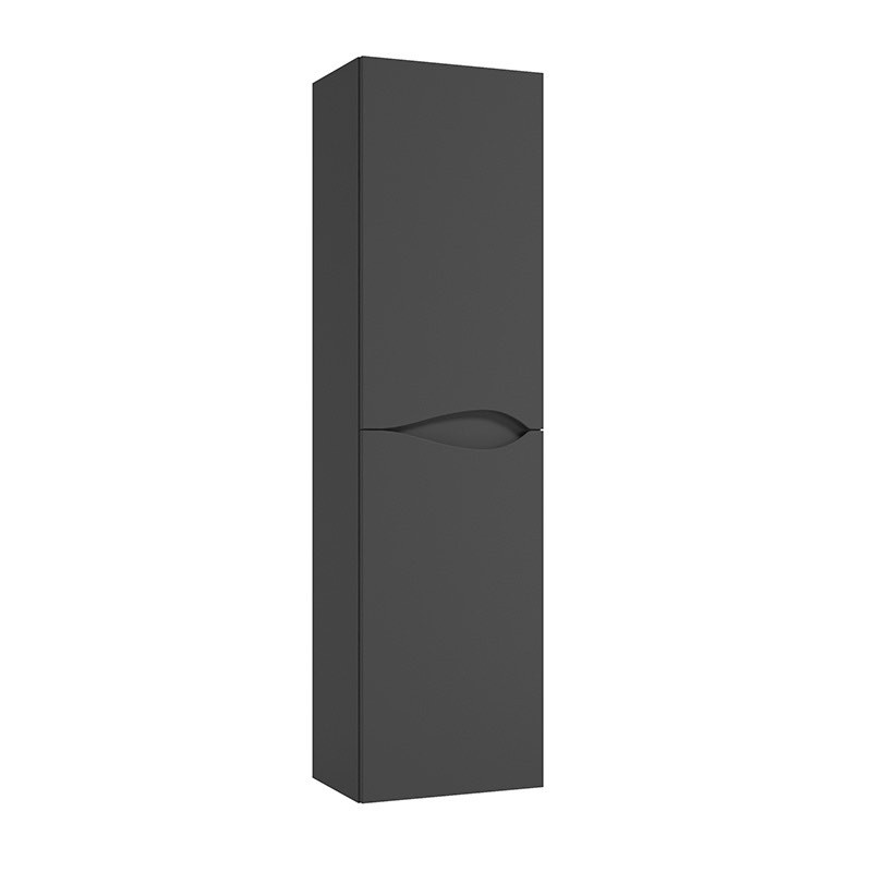 COLOANA MOBILIER MURCIA, 41X29.8X150 CM, 2 USI REVERSIBILE SOFT-CLOSE, GRAFIT MAT - imagine 1