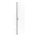COLOANA MOBILIER SIENA 400X170X1600, O USA, 6 RAFTURI STICLA, ALB LUCIOS