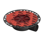 CORP SIFON EXTRAPLAT TECEdrainpointS PP, EV. LATERALA DN50, PENTRU TERASE