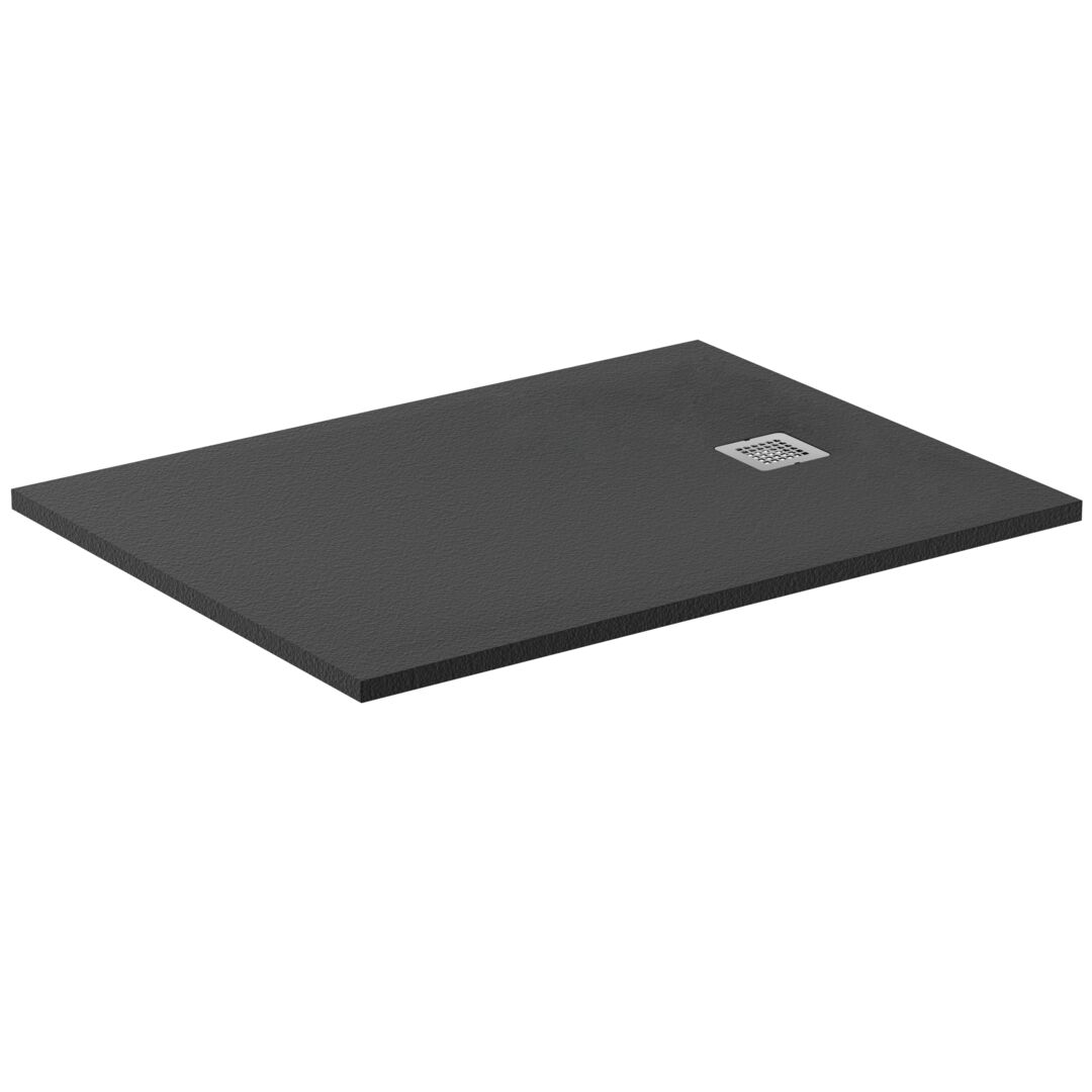 CUVA DUS COMPOZIT 1400X700 NEGRU INTENS - imagine 1