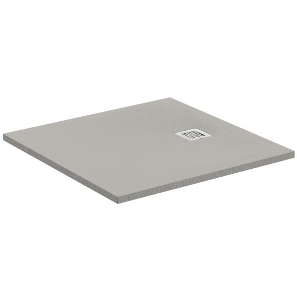 CUVA DUS COMPOZIT ULTRAFLAT  800X800X30 GRI ASFALTIC