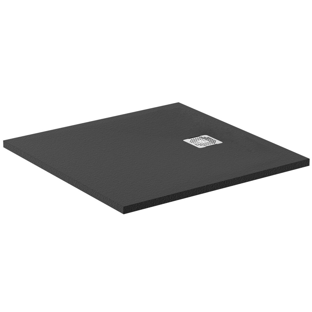 CUVA DUS COMPOZIT ULTRAFLAT  800X800X30 NEGRU - imagine 1
