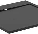 CUVA DUS I.LIFE S ULTRA FLAT 90X90X3 CM ORNAMENT SIFON INCLUS, NEGRU