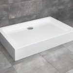 CUVA DUS LAROS D 100X80X17, ACRYL, PANOU INTEGRAL, PICIOARE IN SET
