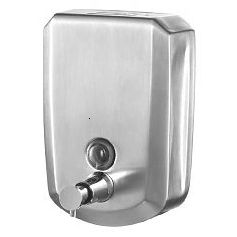 DOZATOR SAPUN LICHID S/S 0.5L SATIN-NICHEL - imagine 1