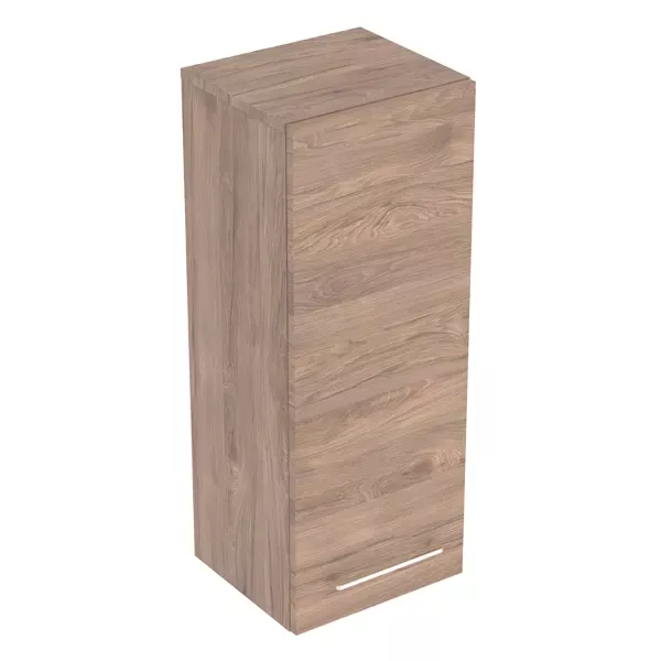 DULAP INALTIME 85 CM SELNOVA SQUARE CU O USA, NUC AMERICAN HICKORY - imagine 1