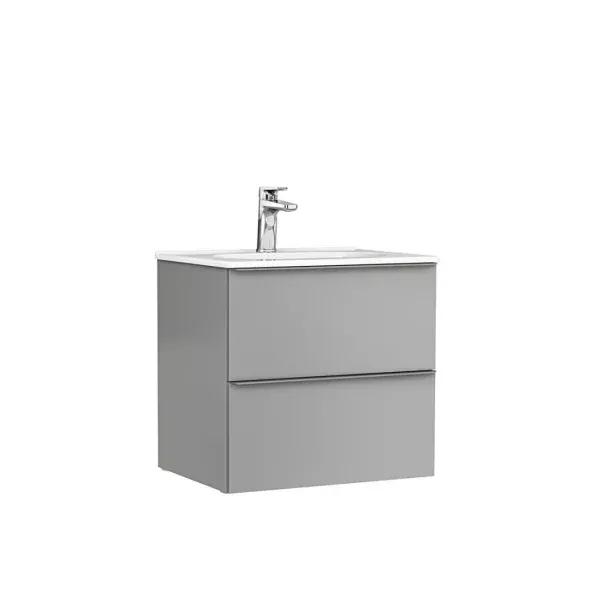 DULAP SHONA 60 CM PENTRU LAVOAR, DOUA SERTARE, GALET MAT