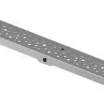 GRATAR PERFORAT RIGOLA DUS DECIBEL 600 MM, ARGINTIU