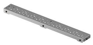 GRATAR PERFORAT RIGOLA DUS DECIBEL 600 MM, ARGINTIU
