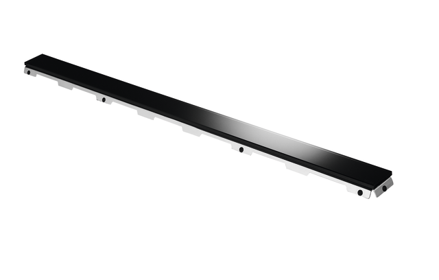 GRILA ORNAMENT DIN STICLA NEAGRA 1000 MM - imagine 1