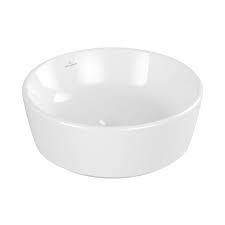 LAVOAR ARCHITECTURA ROTUND 45 CM CU PREAPLIN ,MONTAJ PE BLAT, ALB LUCIOS - imagine 1