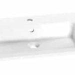 LAVOAR BERYL 60 CM, MARMURA COMPOZITA, ALB