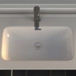 LAVOAR CERAMICA TIFFANY ALB ,101X46X1.8 CM