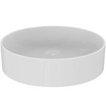 LAVOAR CONCA ROTUND 45 CM MONTAJ PE BLAT, FARA ORIFICIU PENTRU BATERIE SI FARA PREAPLIN