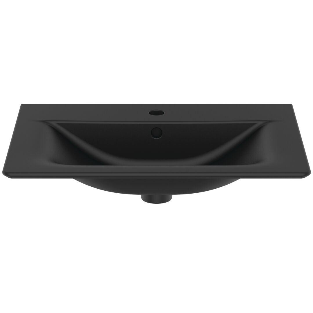 LAVOAR CONNECT AIR PENTRU MONTAJ PE MOBILIER 64 CM,SILK BLACK - imagine 1